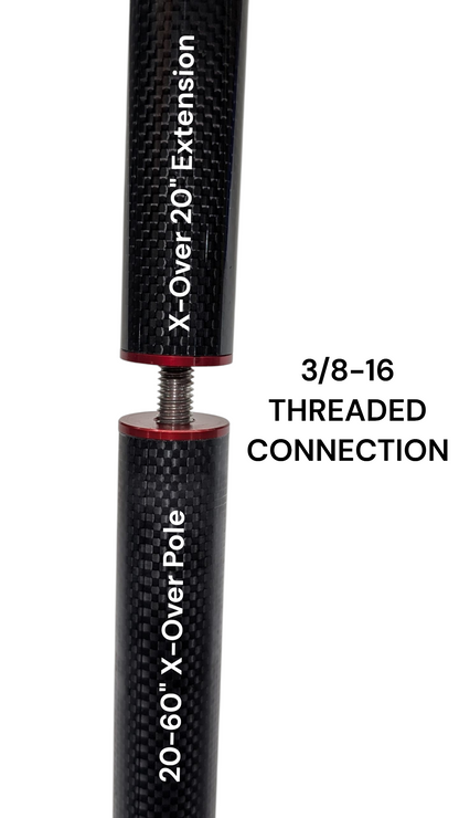 HDI X-OVER Carbon 20" Pole Extension