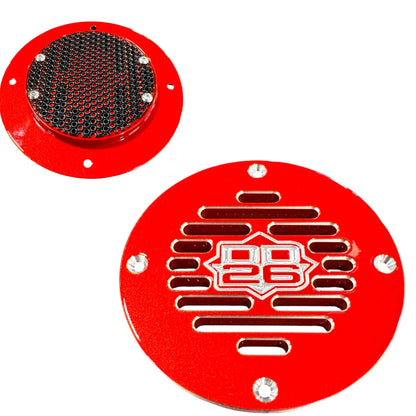 Billet Aluminum Drain Plate with Screen 4" Round for Boats