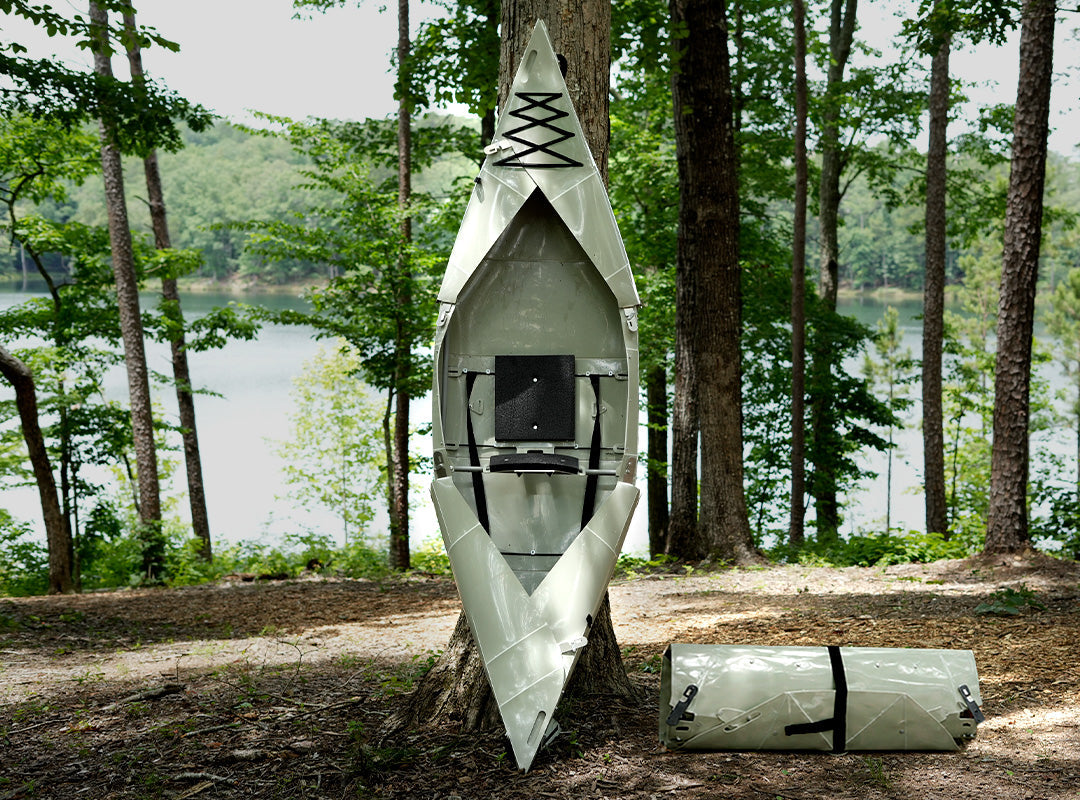 Summer Sale! Tucktec Pro Folding Kayak | Hard-Shell | 2-minute Set-up | Foldable, Portable Kayak