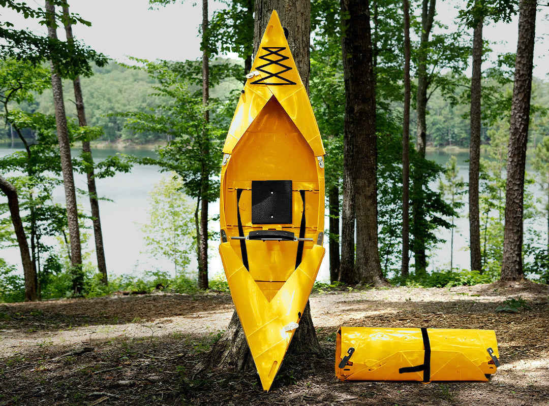 Summer Sale! Tucktec Pro Folding Kayak | Hard-Shell | 2-minute Set-up | Foldable, Portable Kayak