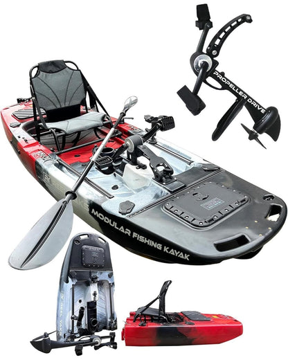 Raider 9.5ft Propeller Drive Modular Fishing Kayak