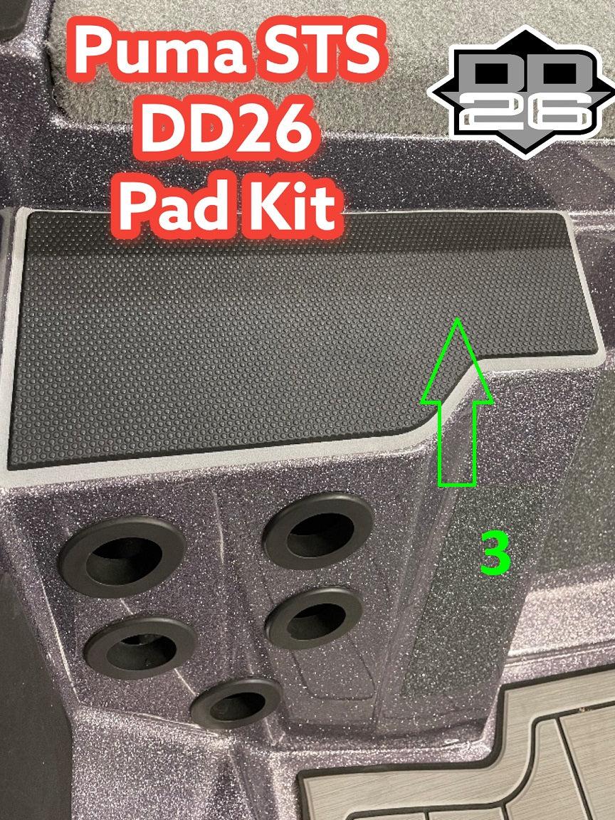 Bass Cat Puma STS and Lynx STS Step Pad Kit 7pc