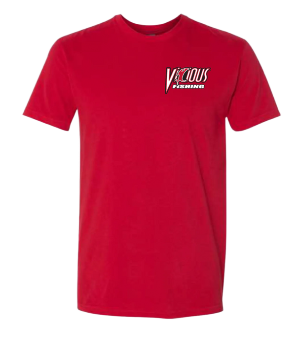 Vicious Classic "Get Vicious" Logo Tee - Premium Red