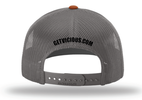 Vicious Logo - Gray/Charcoal/Orange