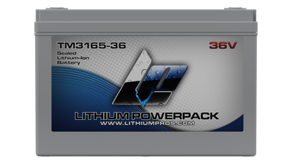 Lithium Pros TM3165-36 36V 65Ah BlueTooth Lithium Ion Trolling Battery
