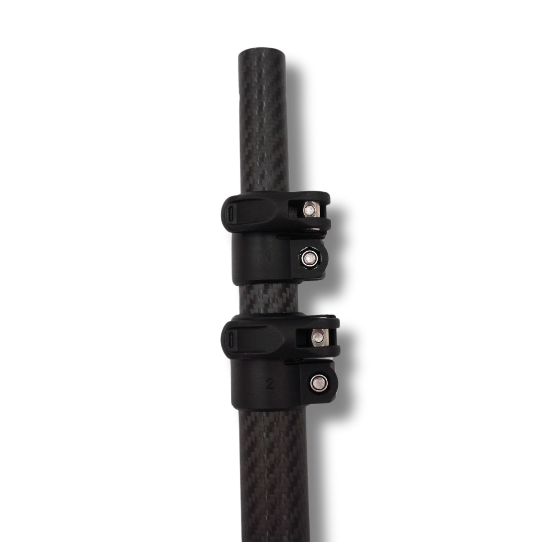 Bare Carbon Fiber Transducer Pole
