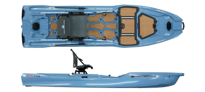 Bonafide Fishing XTR130 2027 Kayak - Steel