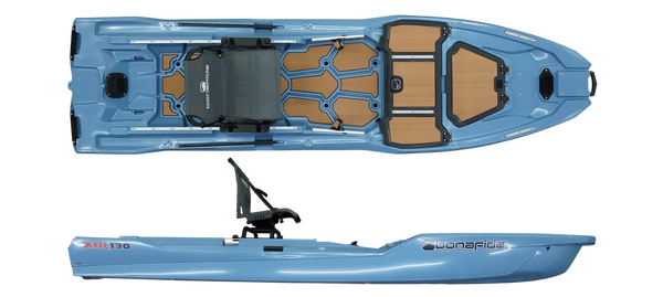 Bonafide Fishing XTR130 2027 Kayak - Steel