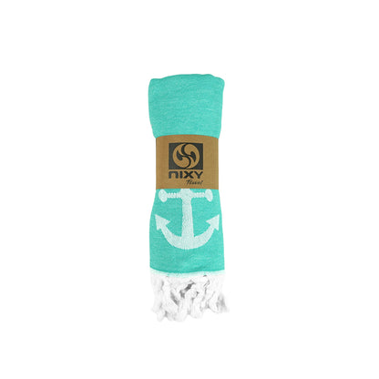 Anchor - Turkish Beach Towel