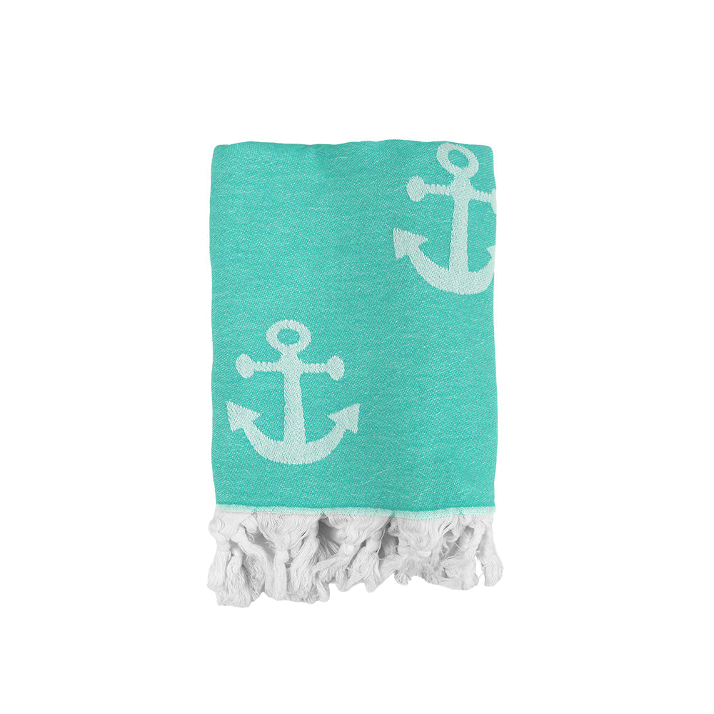 Anchor - Turkish Beach Towel