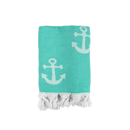 Anchor - Turkish Beach Towel