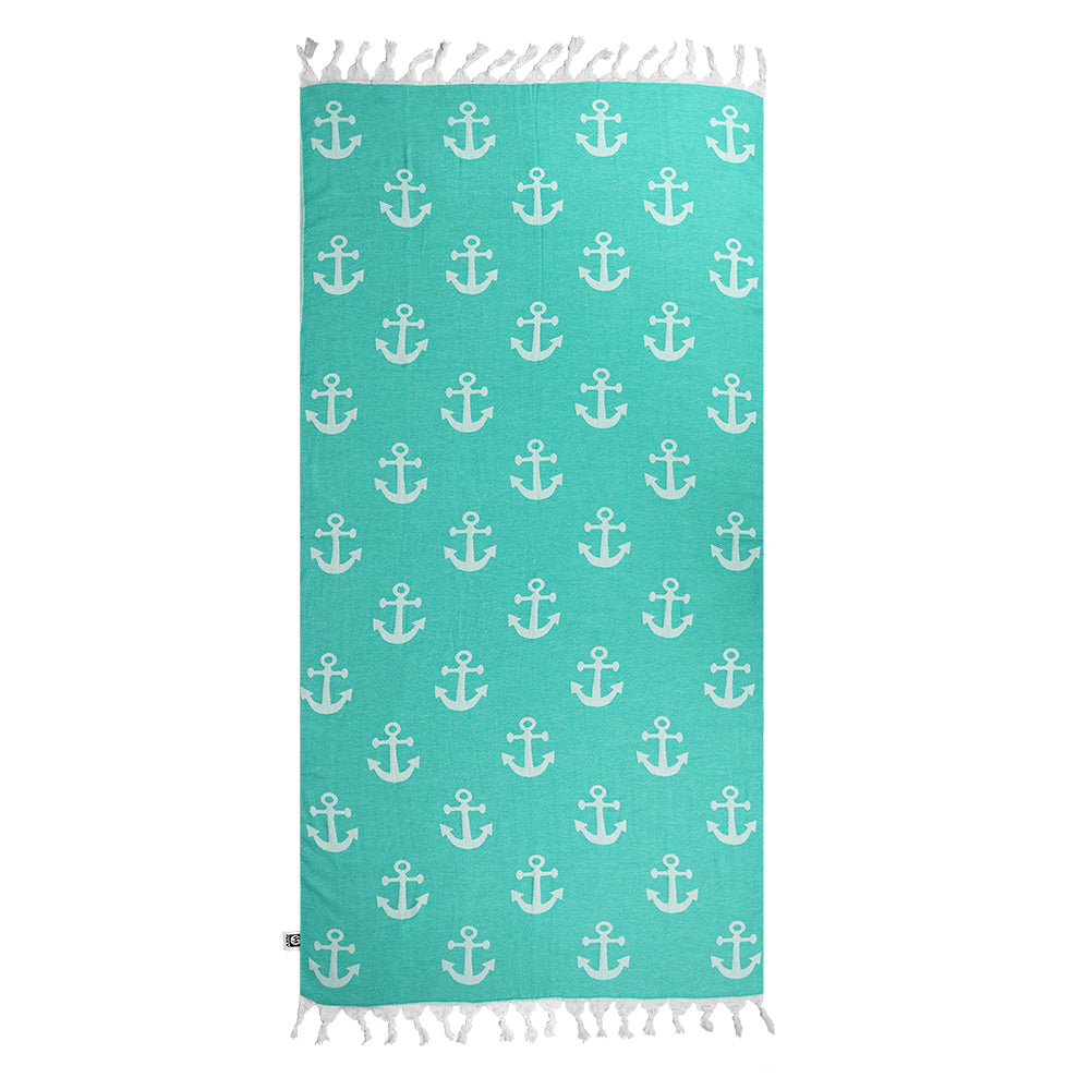 Anchor - Turkish Beach Towel