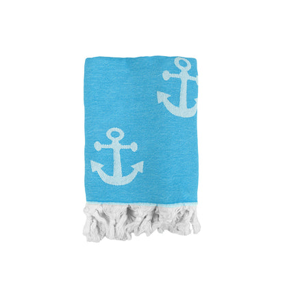 Anchor - Turkish Beach Towel