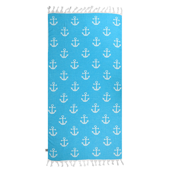 Anchor - Turkish Beach Towel