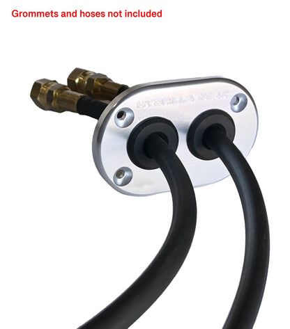 Hydrilla Gear's Bulkhead Plate: Power-Pole Models, Silver