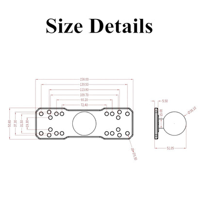 HDI UMS ELECTRONICS MOUNT 6" ARM