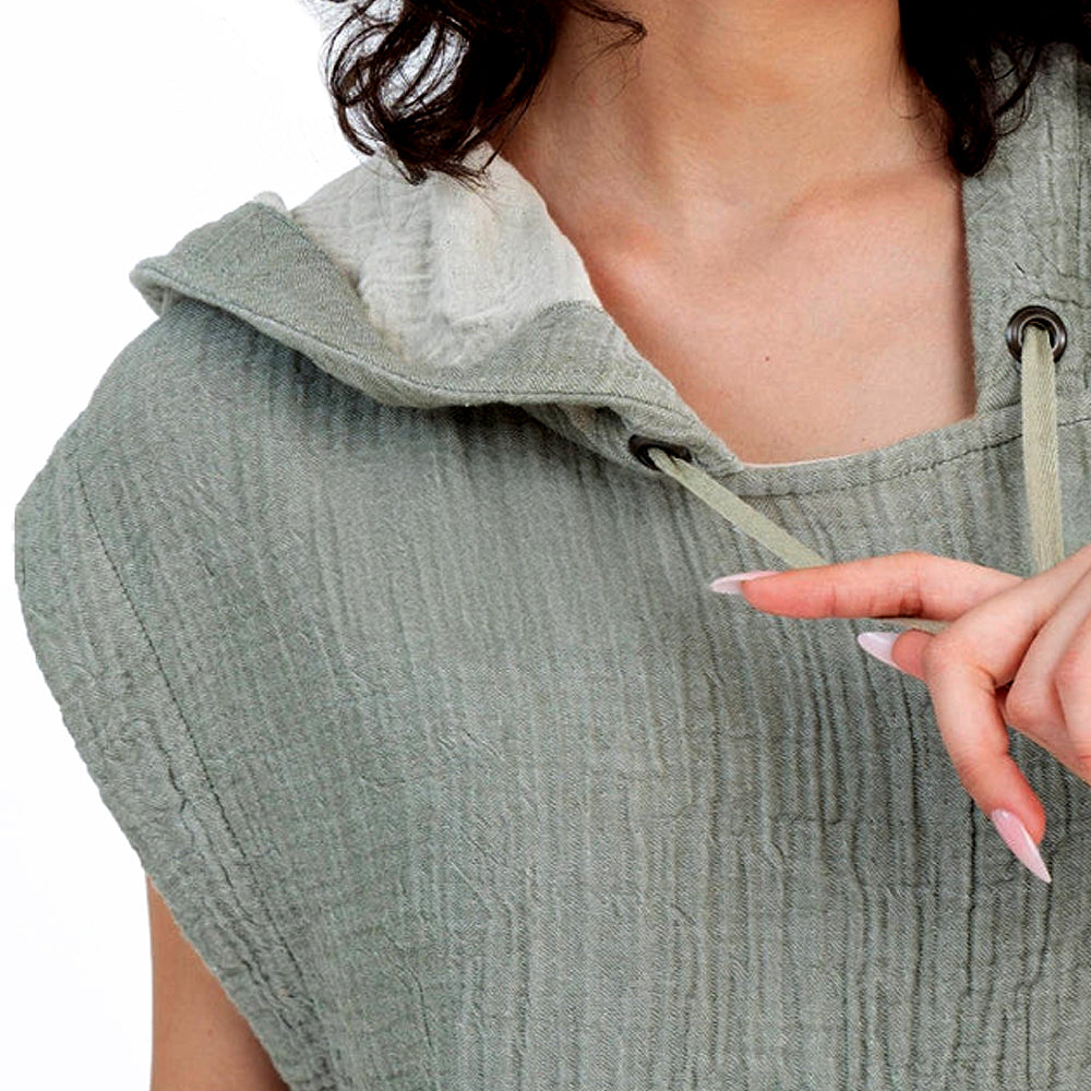 Adults Turkish Cotton Changing Poncho