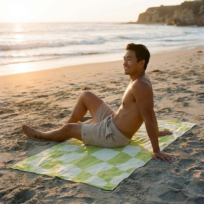Squares - Recycled Turkish Beach Towel