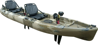 Raptor 14ft Tandem | Fin Drive | Modular Fishing Kayak
