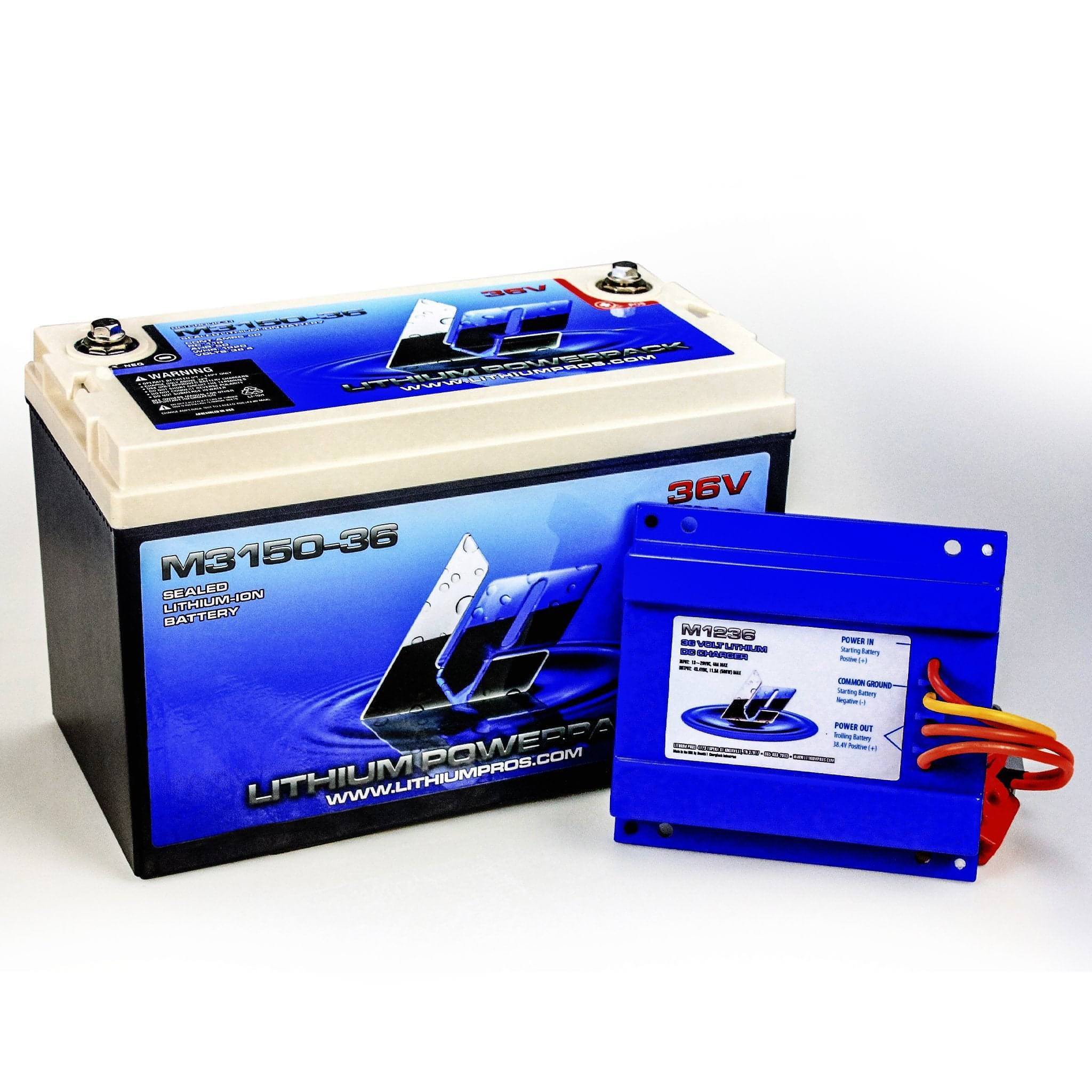Lithium Pros  M3167-36 38.4V 67Ah Lithium Ion Trolling Battery