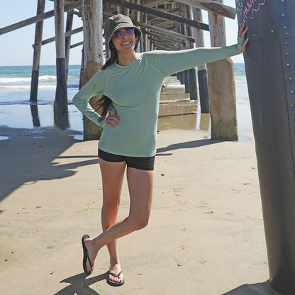 NIXY Women's Rash Guard UPF 50+ for Paddleboarding, Kayaking & Watersports