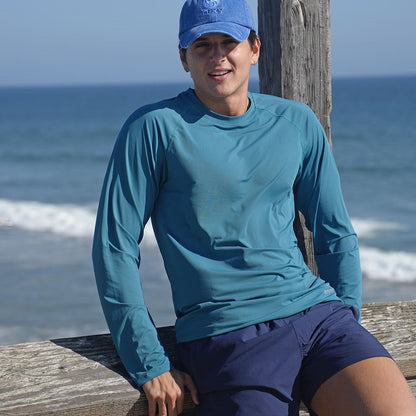 NIXY Men's Rash Guard UPF 50+ for Paddleboarding, Kayaking & Watersports
