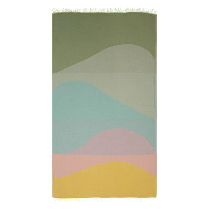 Waves - Turkish Beach Towel