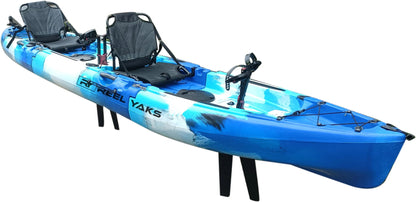 Raptor 14ft Tandem | Fin Drive | Modular Fishing Kayak